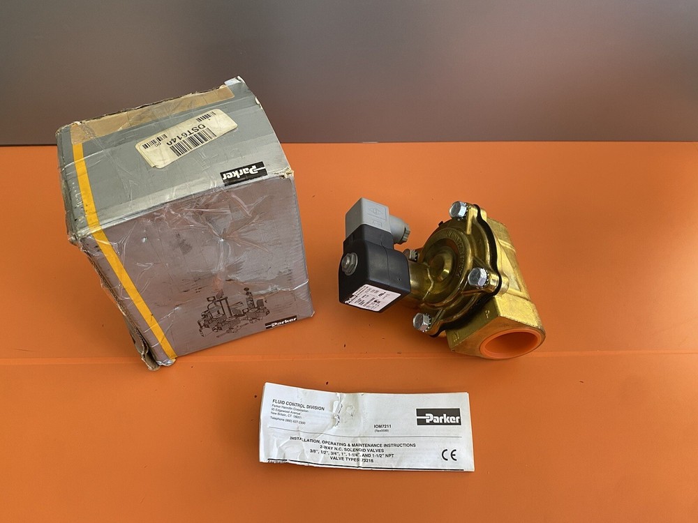 Parker 73218BN75N00 Pressure Vassel Fluid Control Valve 110/120V 50/60Hz