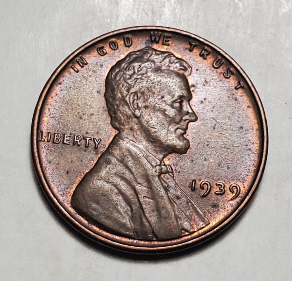 1939 P LINCOLN WHEAT PENNY HIGHER GRADE #C7995