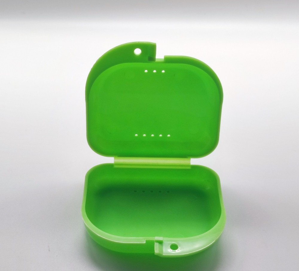 6 Pcs Dental Retainer Denture Box Case Orthodontic Storage Container Colors