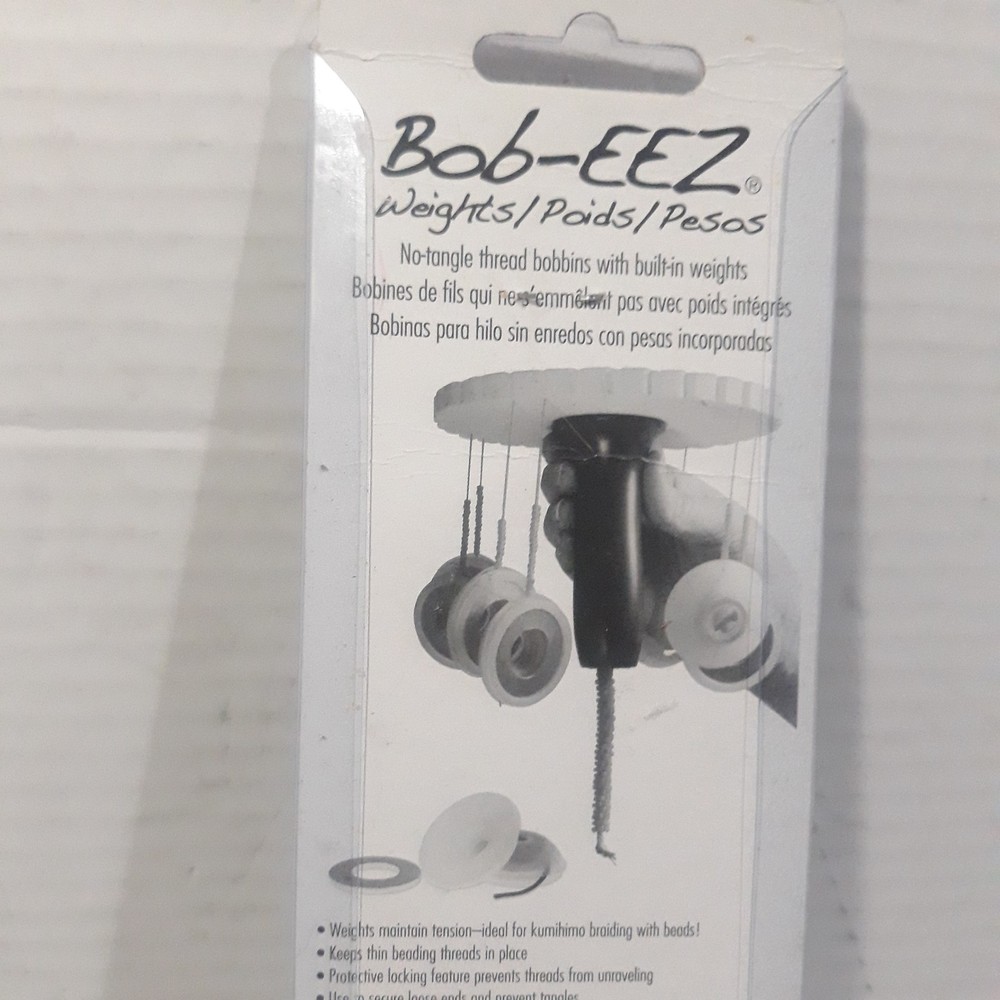 Beadsmith Bob-EEZ Weights No-Tangle Thread Bobbins/ Kumihimo Crafting Tool New