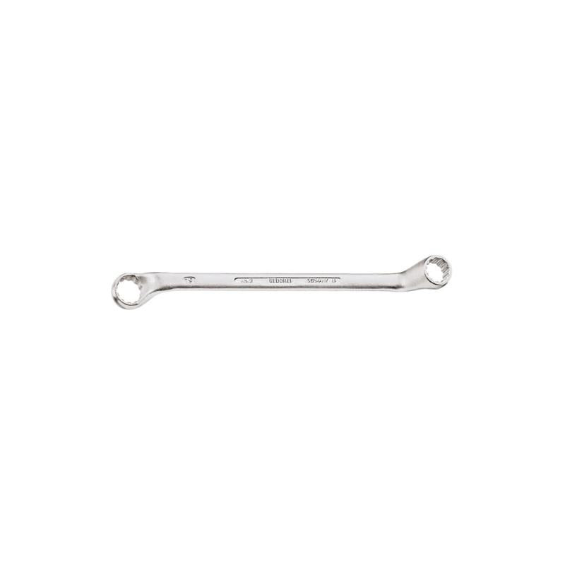 Gedore 6017560 Double ended ring spanner offset 18x19 mm