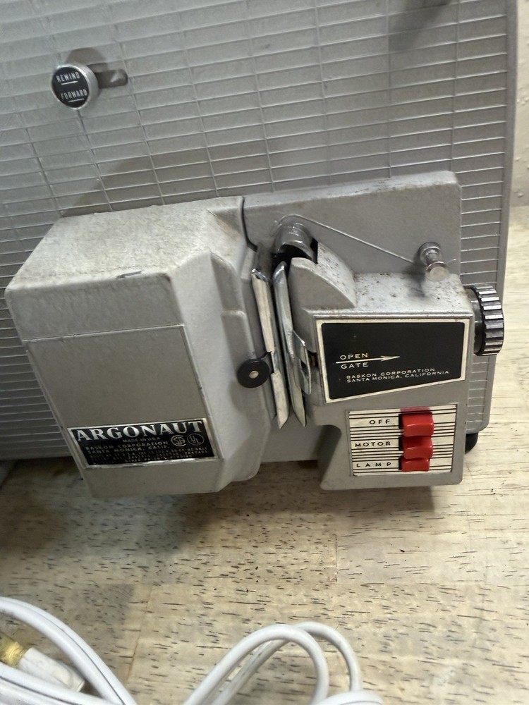 Vintage Argonaut Movie Projector Powers On Light Works
