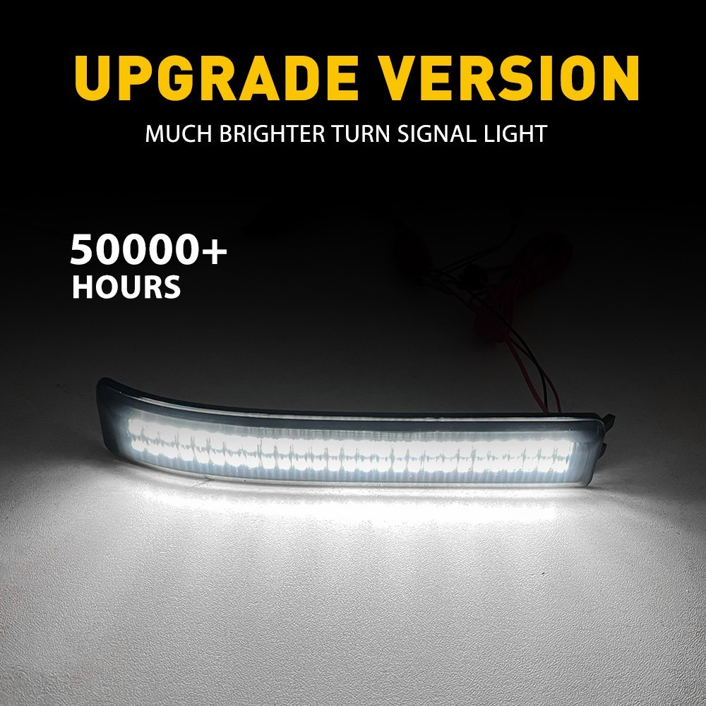 2x Switchback Side LED Mirror Signal Light Sequential For Ford F150 2009-2014