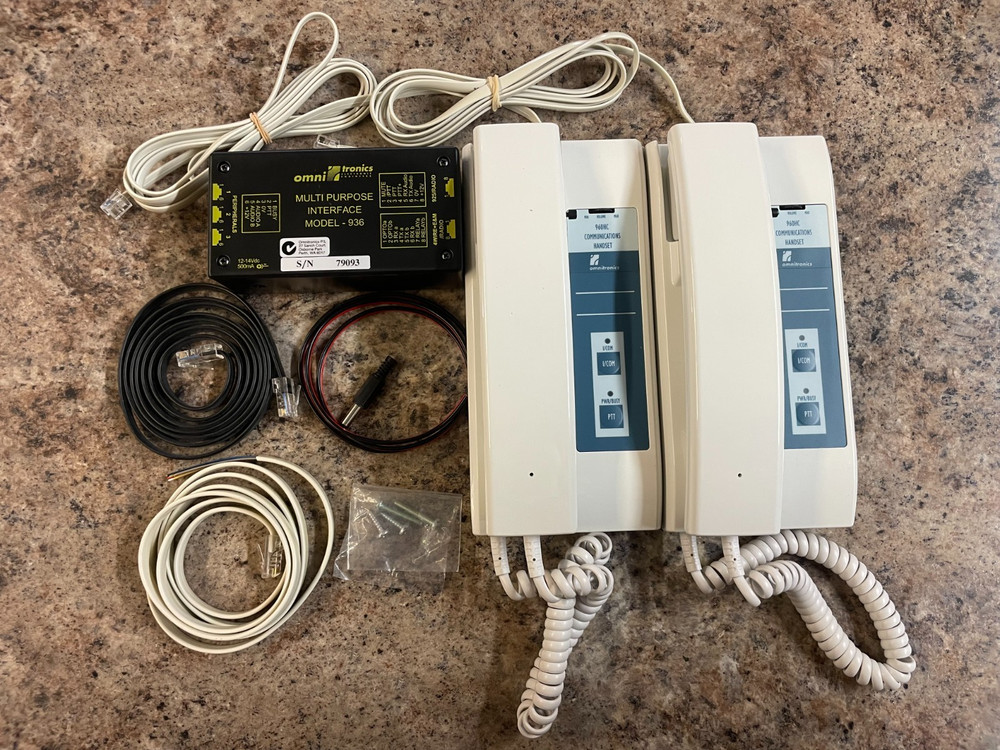 Omnitronics 936 Multi Purpose Interface Set w/ compatible 960HC handsets