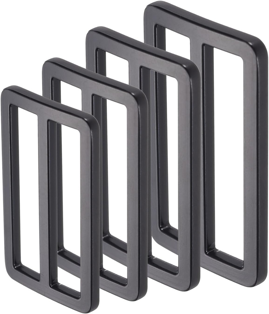Tri-Glide Slide Button Adjustable Buckle Webbing Strap Fastener for Backpack Bag