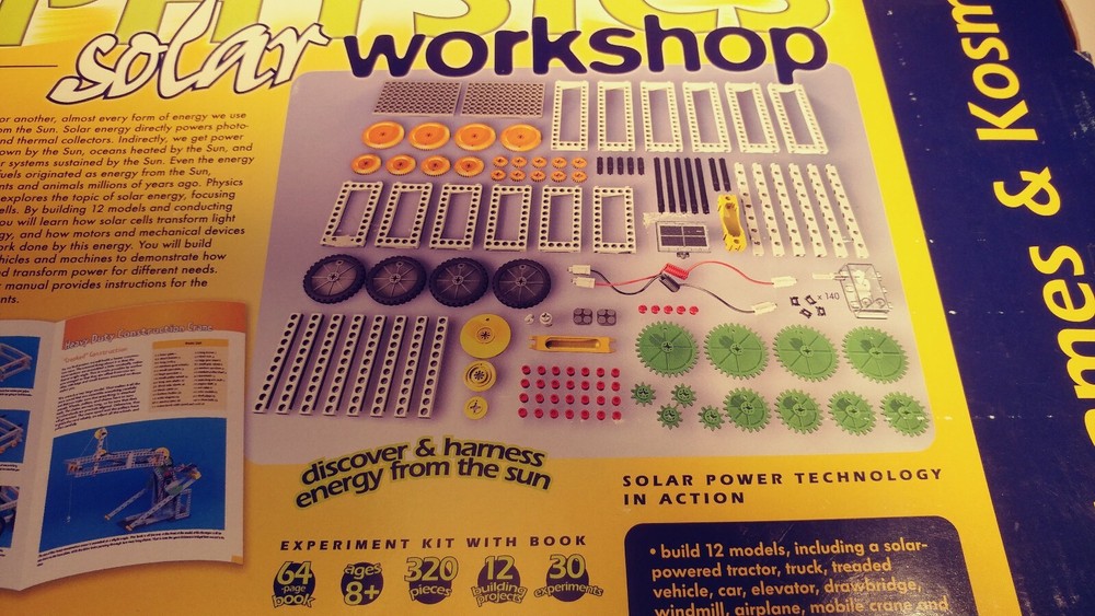 Physics Solar Work Shop Thames & Kosmos Science Experiment Kit Educational STEM