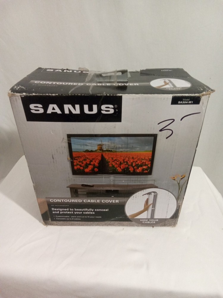 Sanus Contoured Cable Cover Open Box