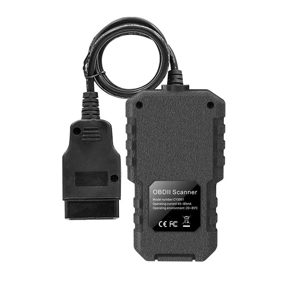 CY3001 Car OBD2 Scanner Diagnostic Tool Code Reader Car Voltage Tester Engine Fa