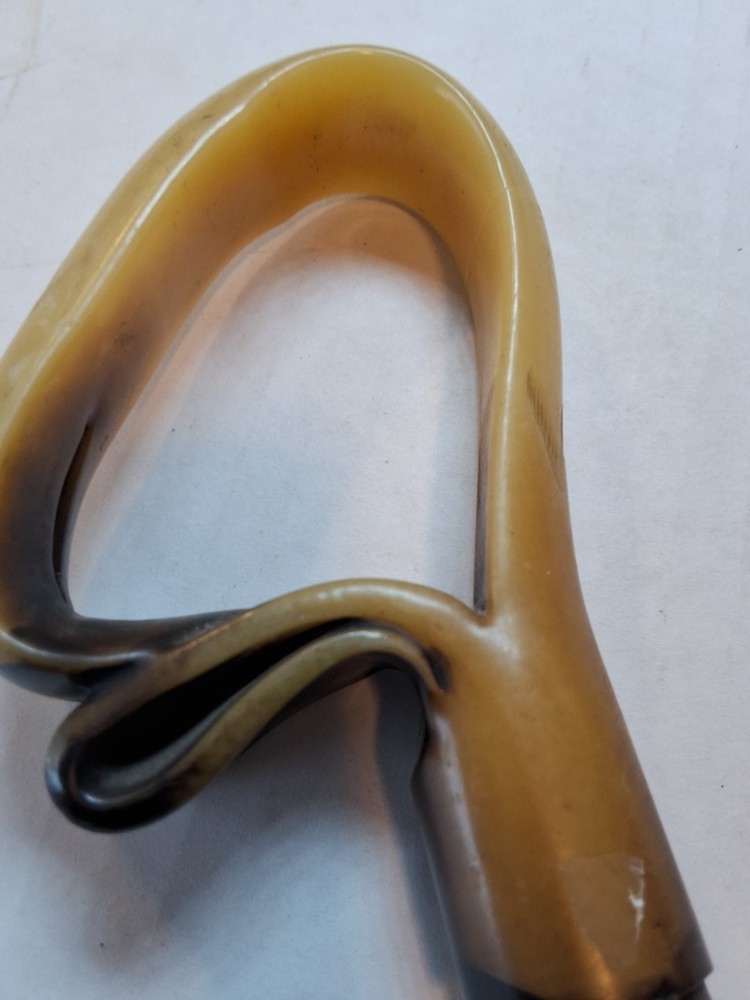 Antique Hand Carved Bone Handle For Umbrella