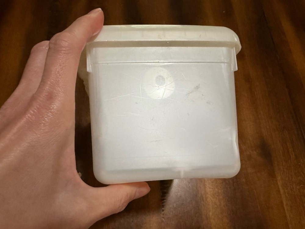 Huggies Baby Wipes Container White Plastic Flip Lid Refillable EMPTY
