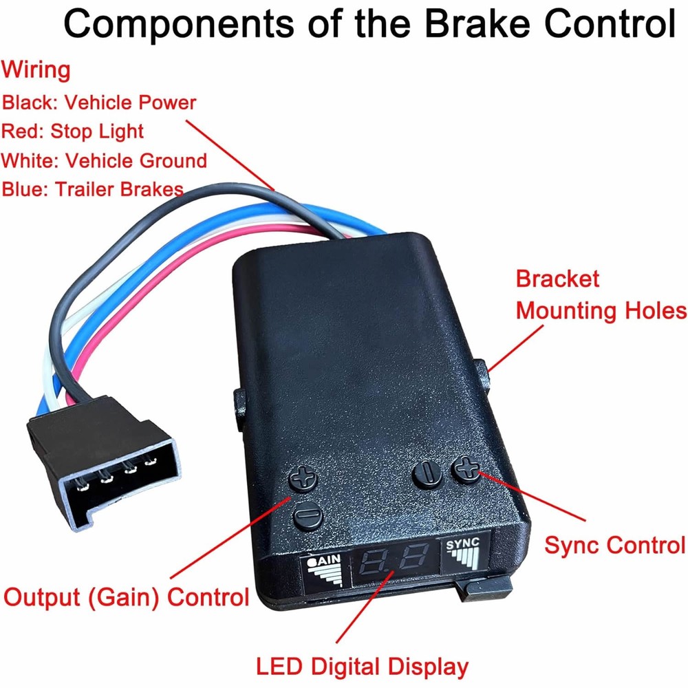 8507111 Electric Time Delay Trailer Brake Controller Replacement for 8507111