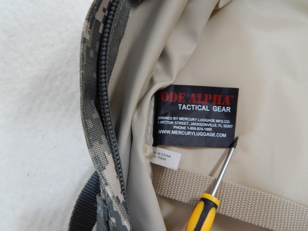 Code Alpha Army ACU UCP Camouflage Medium Tactical Expandable Rucksack Back Pack