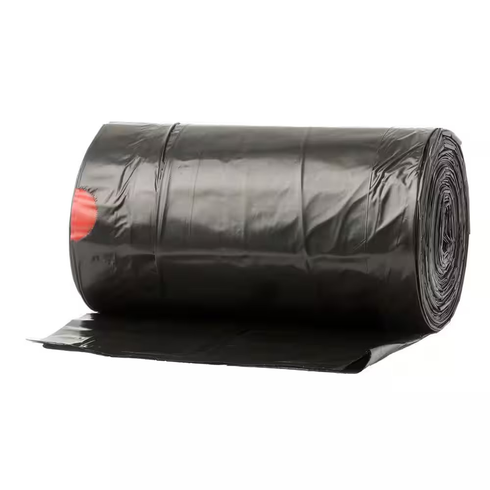 33 Gal. Black Large Drawstring Trash Bags (86-Count)