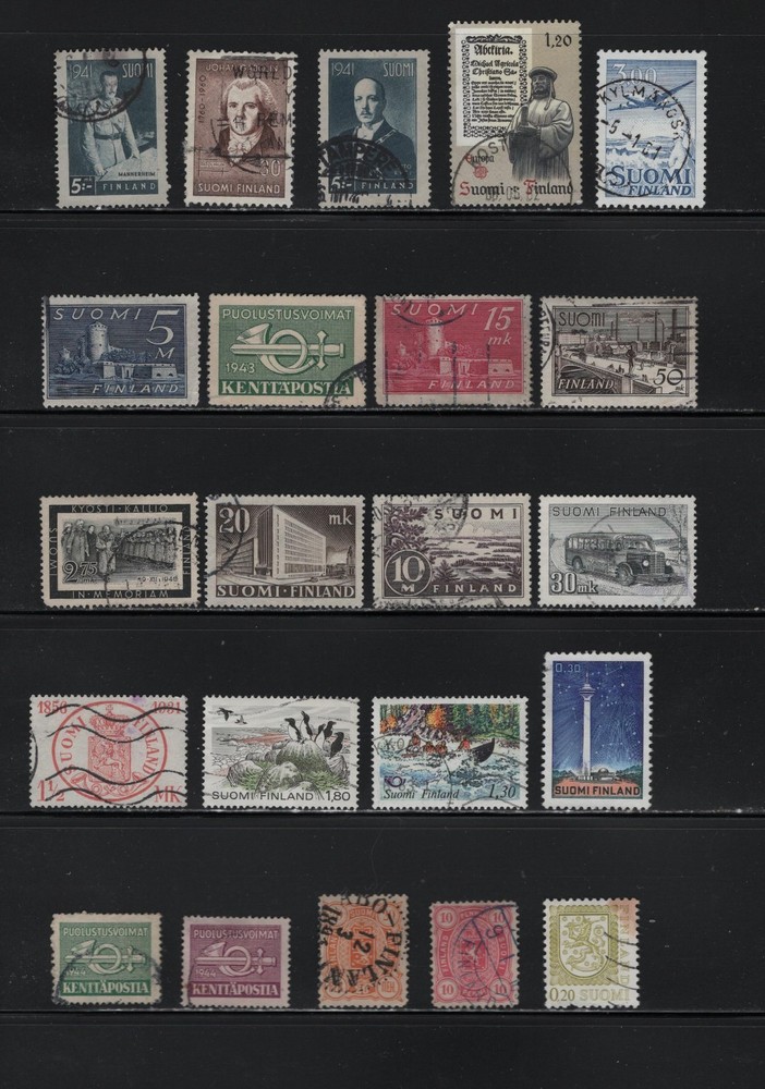 Finland-  lot  638.   Used.