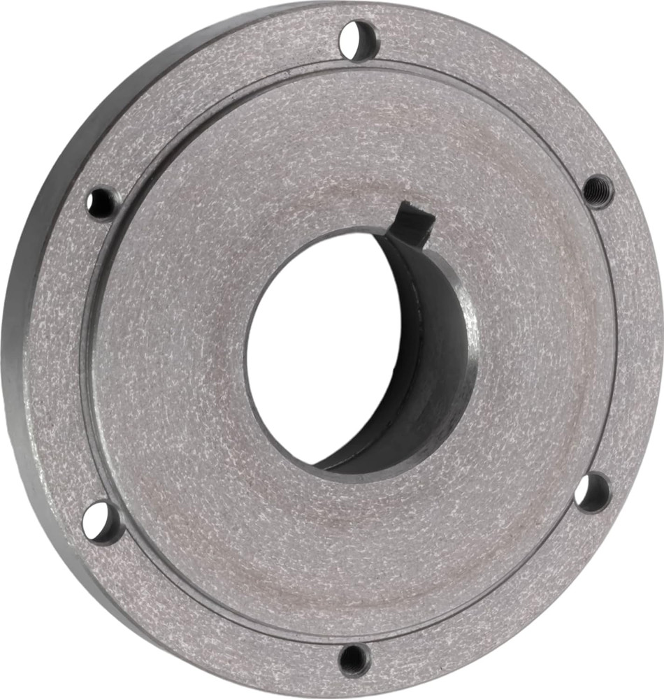 CME 6" L00 Long Taper Lathe Chuck Backing Plate, Fits Self-Centering (Scroll) Ch