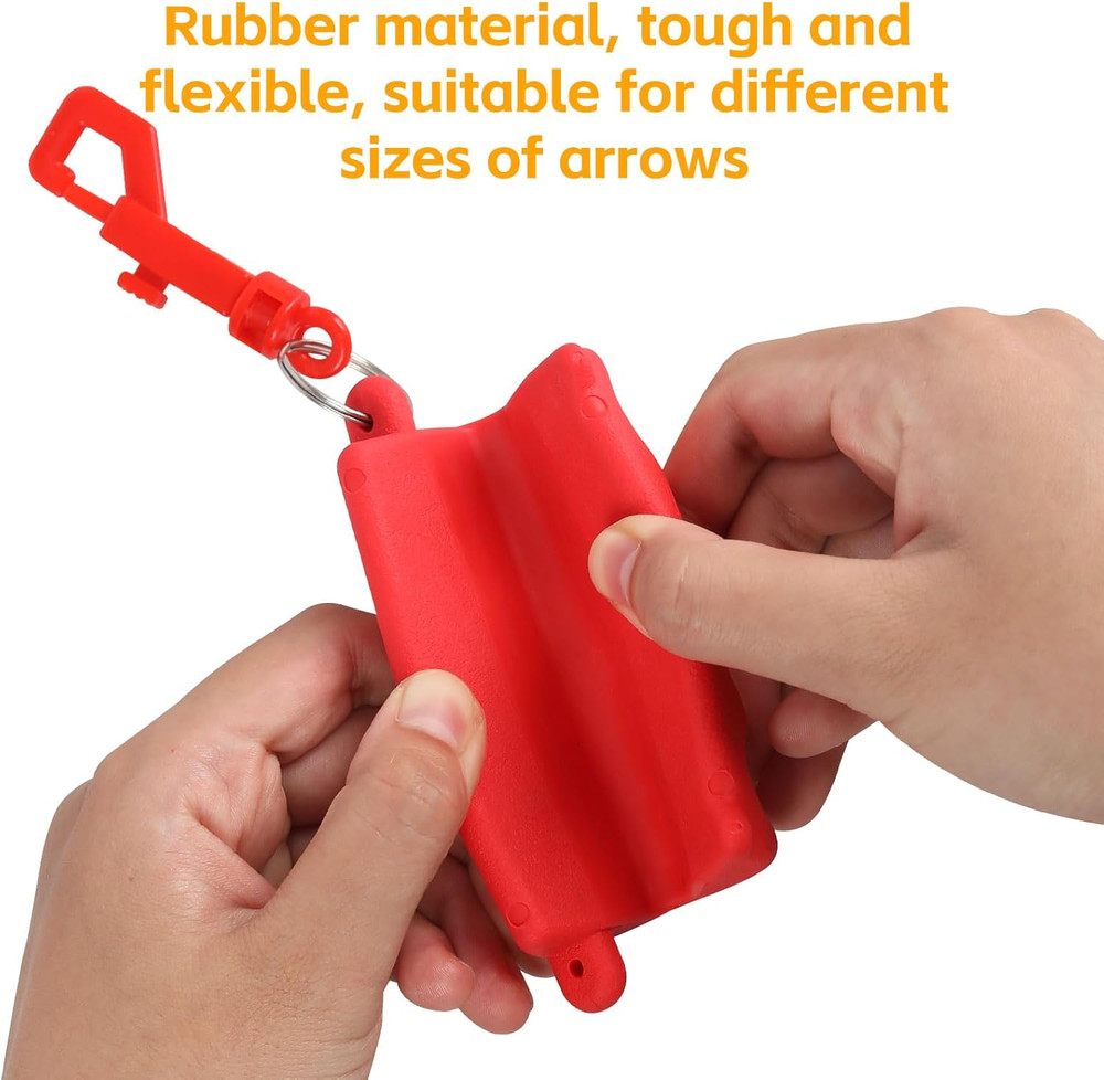 Archery Arrow Puller Target Remover Gripper, Rubber Arrow Puller Tool with Belt