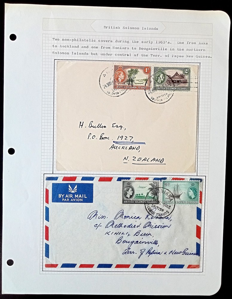 British Solomon Islands 1950s-70s covers (7)