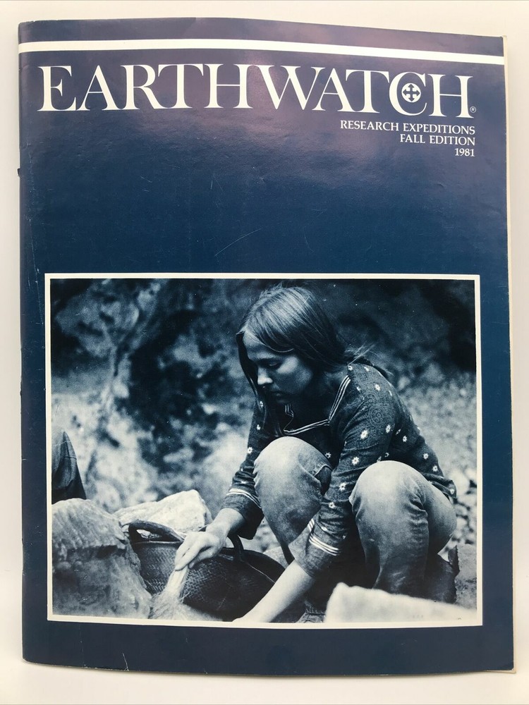 1981 EARTHWATCH RESEARCH EXPEDITIONS FALL EDITION Brochure Guide Application