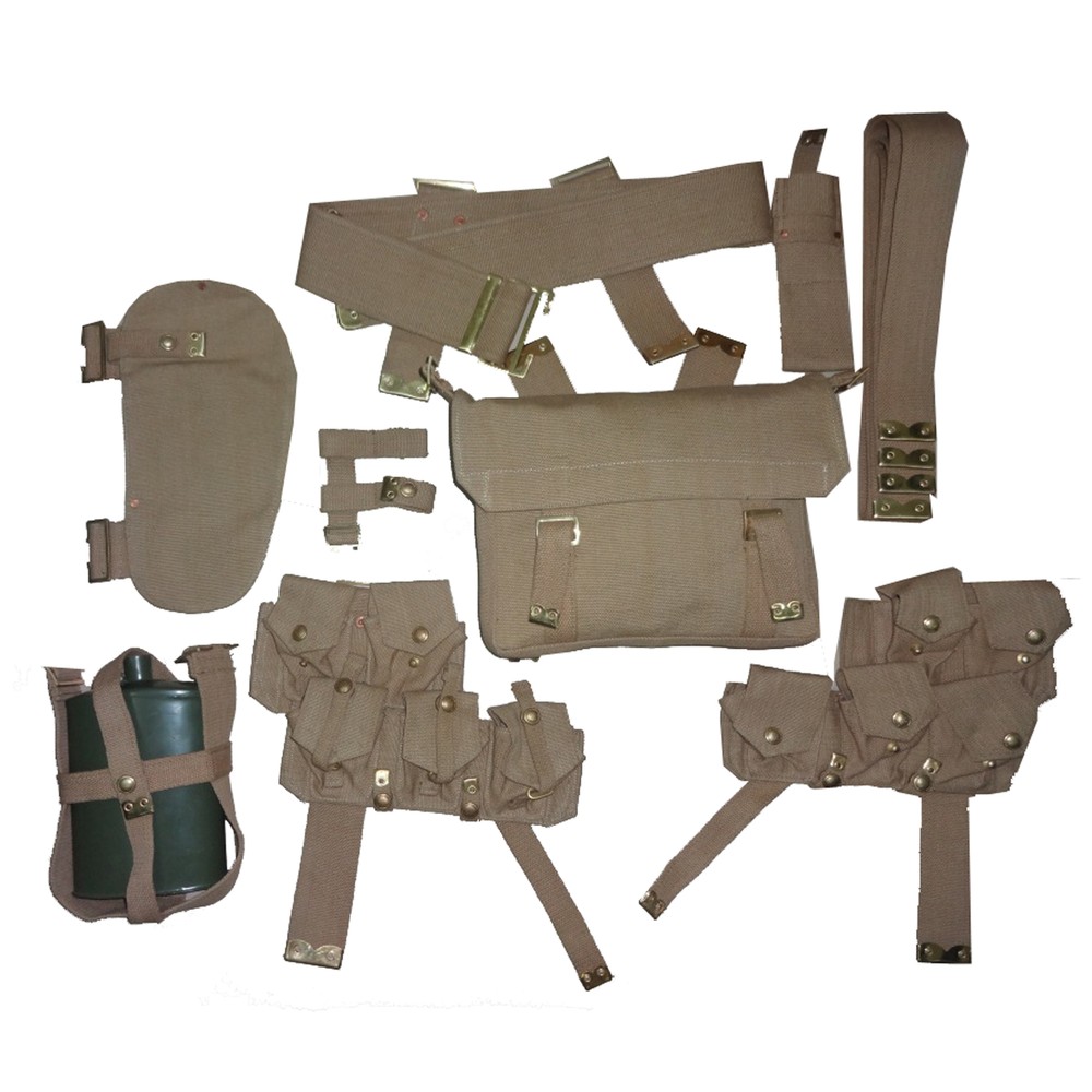 WWI British P08 Webbing Set 2nd Pattern (Full Set) - Reproduction u055