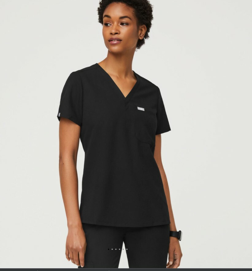 Figs Scrub Set Medium Catarina Medium Kade Cargo Medium Tall Black