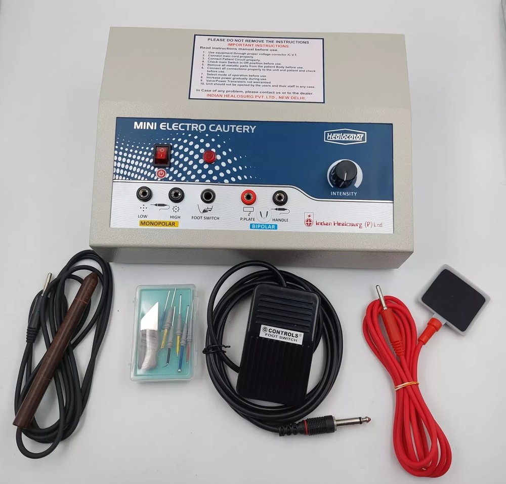 Mini ElectroSur.gical Gen.erator Cautery Bipolar Monopolar Machine Healocator #$