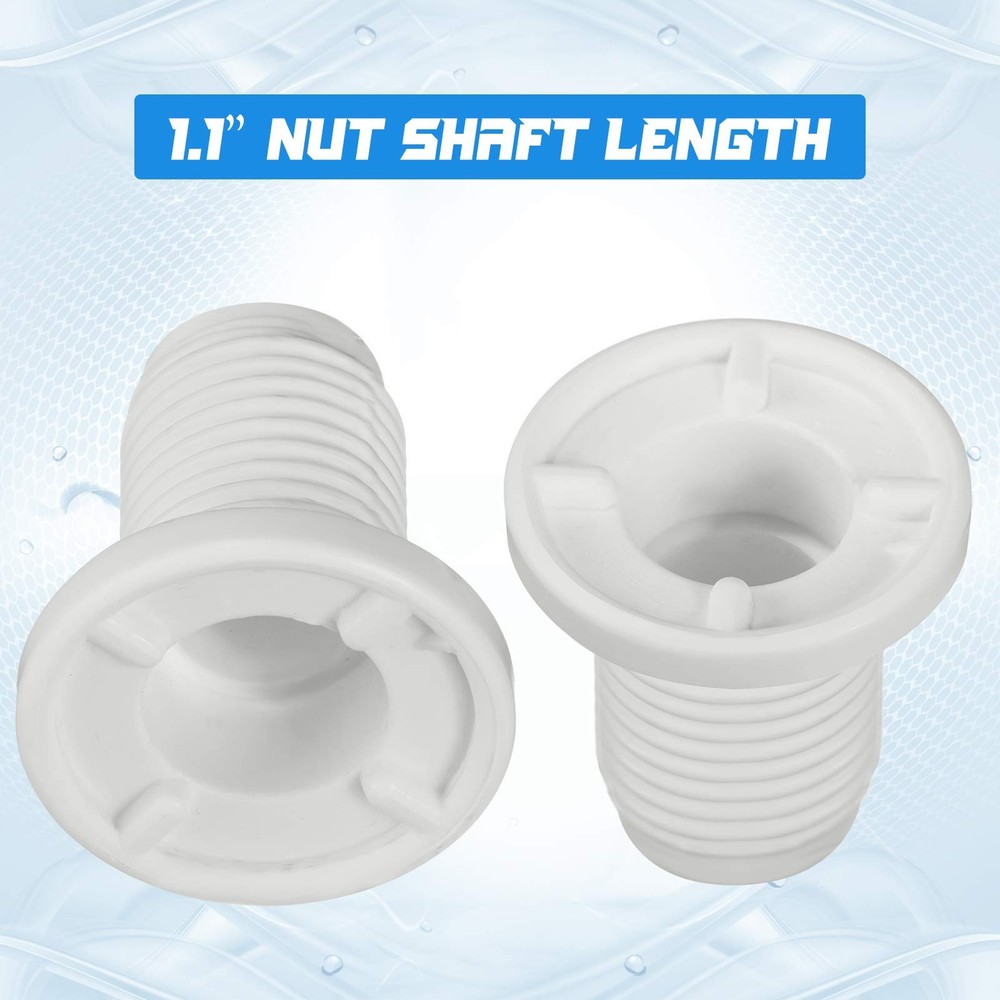 3 Sets Cooler Drain Plug Replacement Triple Snap One Size, White