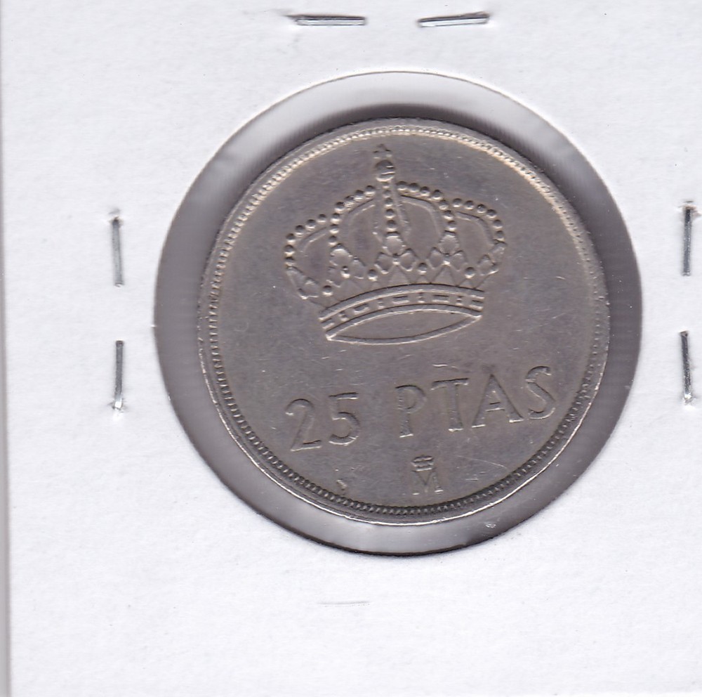 1982 Spain 25 Pesetas L2