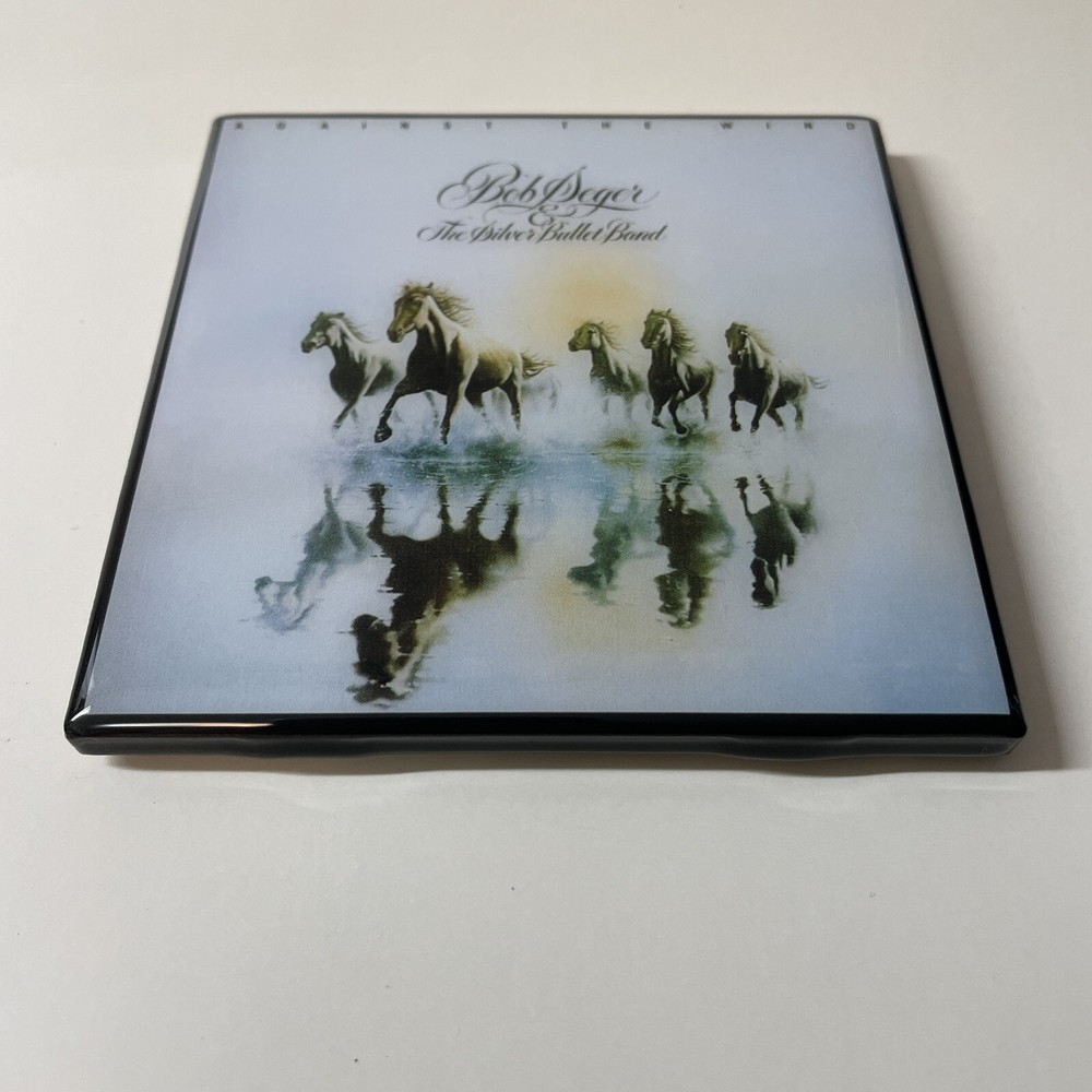 BOB SEGER Against The Wind Coaster Custom Ceramic Tile Silver Bullet Band