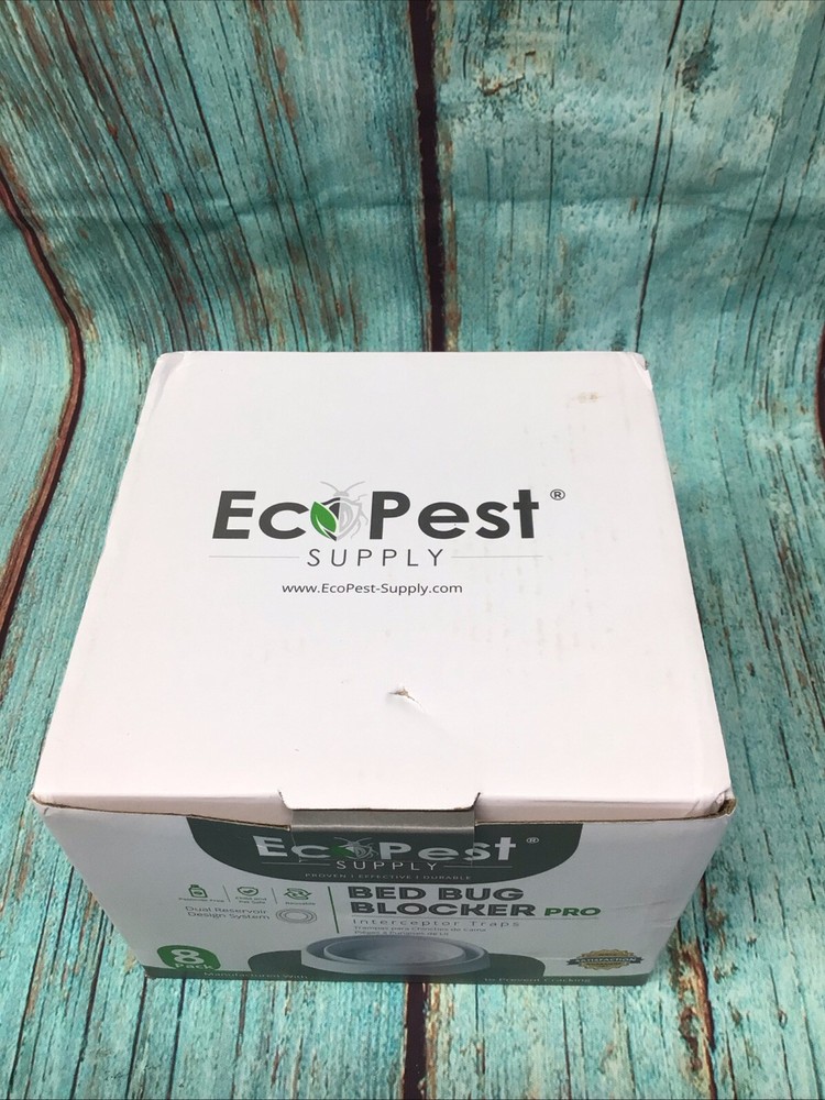 EcoPest Bed Bug Blocker Pro Eco Friendly Interceptor Traps 8-Pack