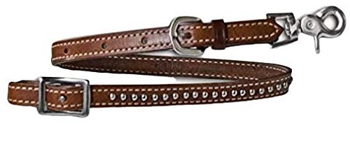 Showman Medium Oil Leather Wither Strap w/ Silver Studs