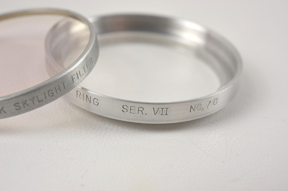 Series VII Adapter ring No 70 w/ skylight filter