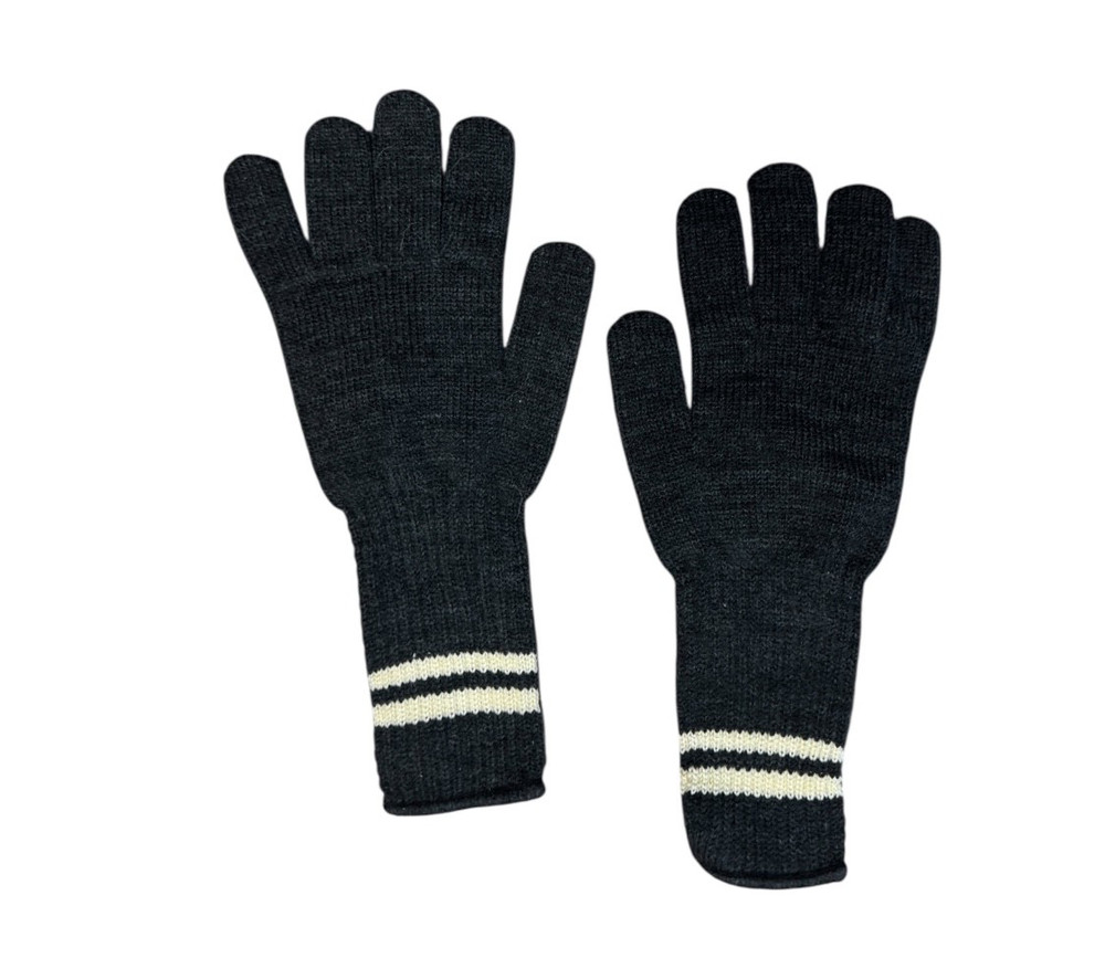 WWII GERMAN WOOL GLOVES - TWO RING / MEDIUM