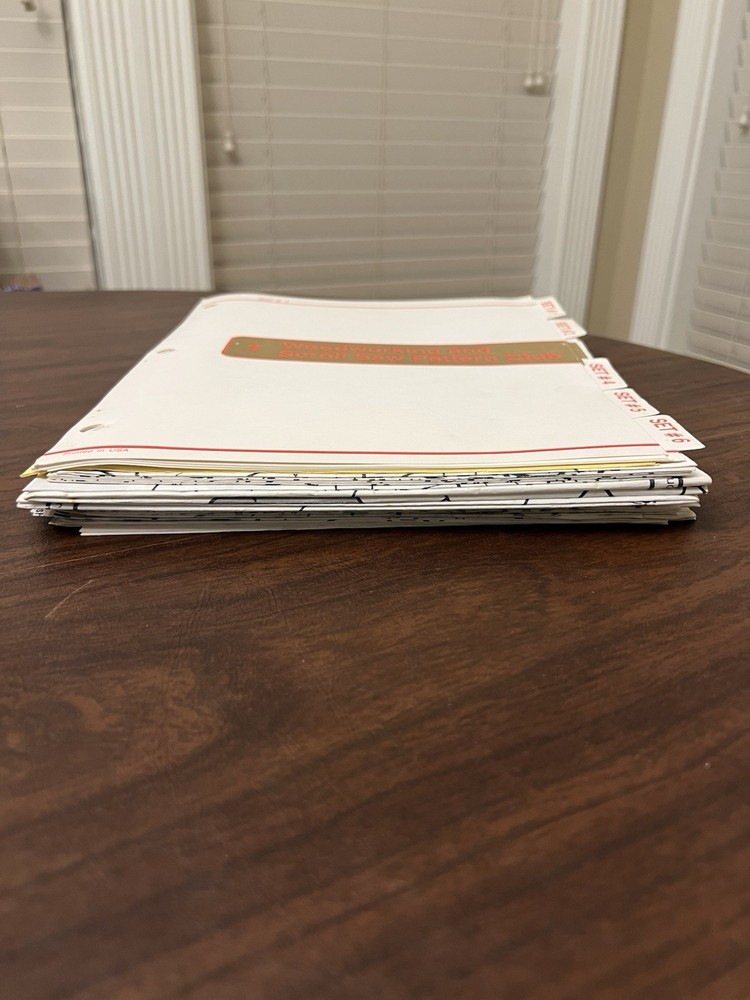 Woodworking & Scroll Saw Pattern Club 30 Large Pattern Sheets Holidays Animals