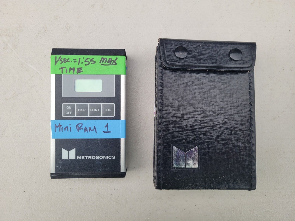 Metrosonics DL-3200 Data Logger/Metrologger w/ Case