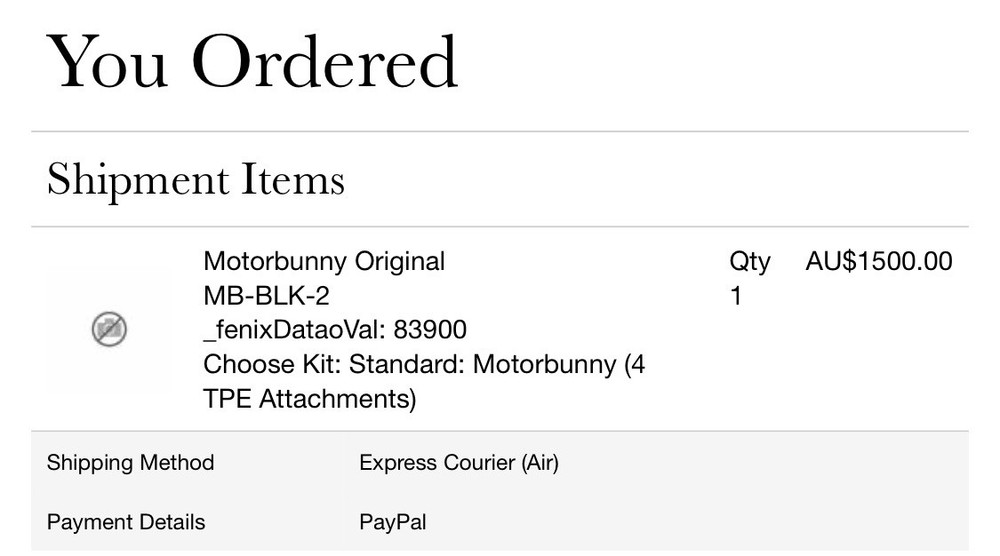 MOTORBUNNY ORIGINAL MB-BLK-2