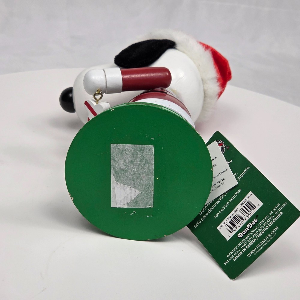 Dan Dee Peanuts Snoopy Christmas Nutcracker 8.5"