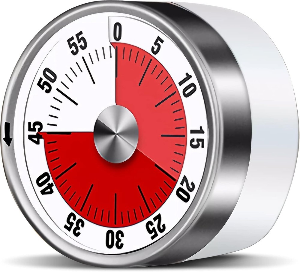 Visual Kitchen Timer - Silent Countdown Clock for Productivity & Task Management