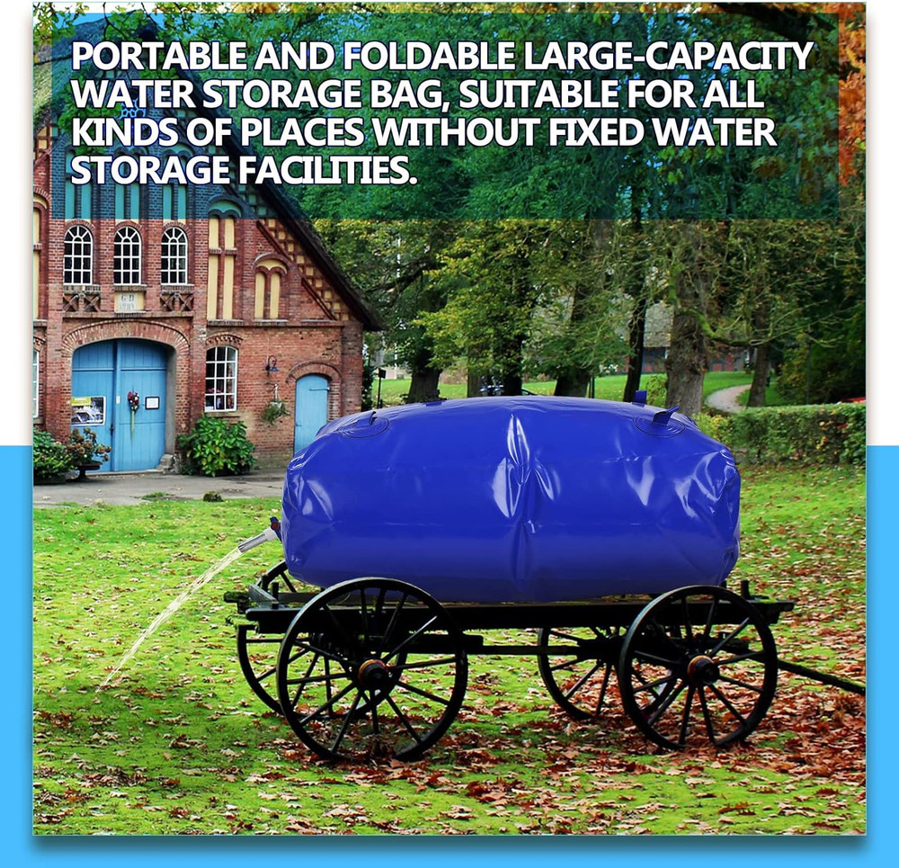Water Storage Bladder 110L Large Capacity Emergency Water Bladder Tanks Foldable