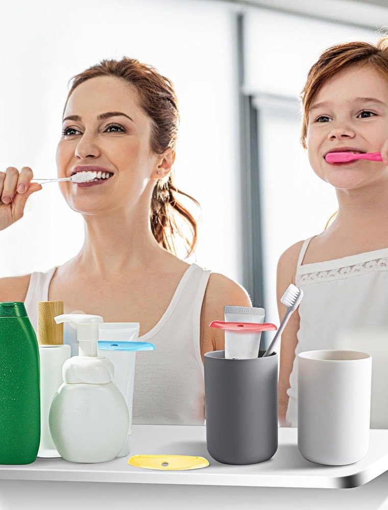 4PCS Toothpaste Squeezer, Colorful Plastic Toothpaste Tube Squeezer Toothpaste D