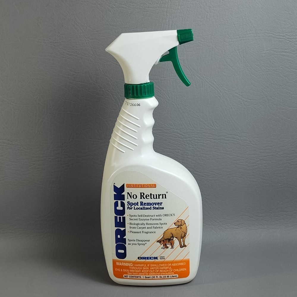 Oreck No Return Spot Remover For Localized Stains 85% Full Discontinued 32 oz.