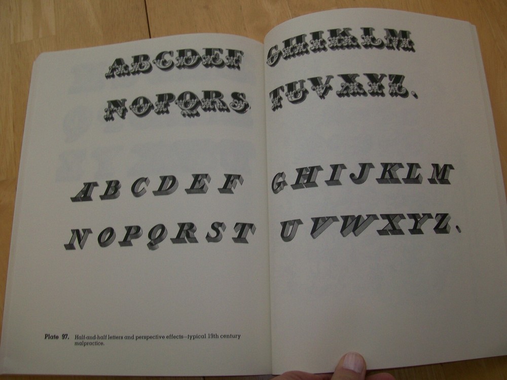 Vintage Decorative Alphabets and Initials Copyright Free Patterns Designs Book