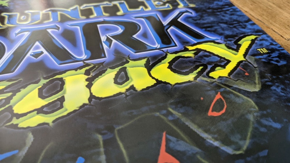 Gauntlet dark legacy Arcade Side Art Artwork Sticker conversion version