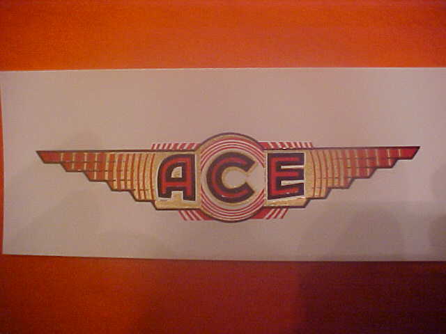 ACE Balloon Tire Bicycle Decals