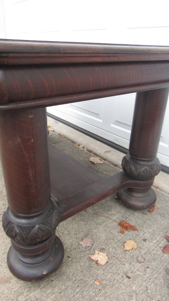 Oak Library Console Table Amazing