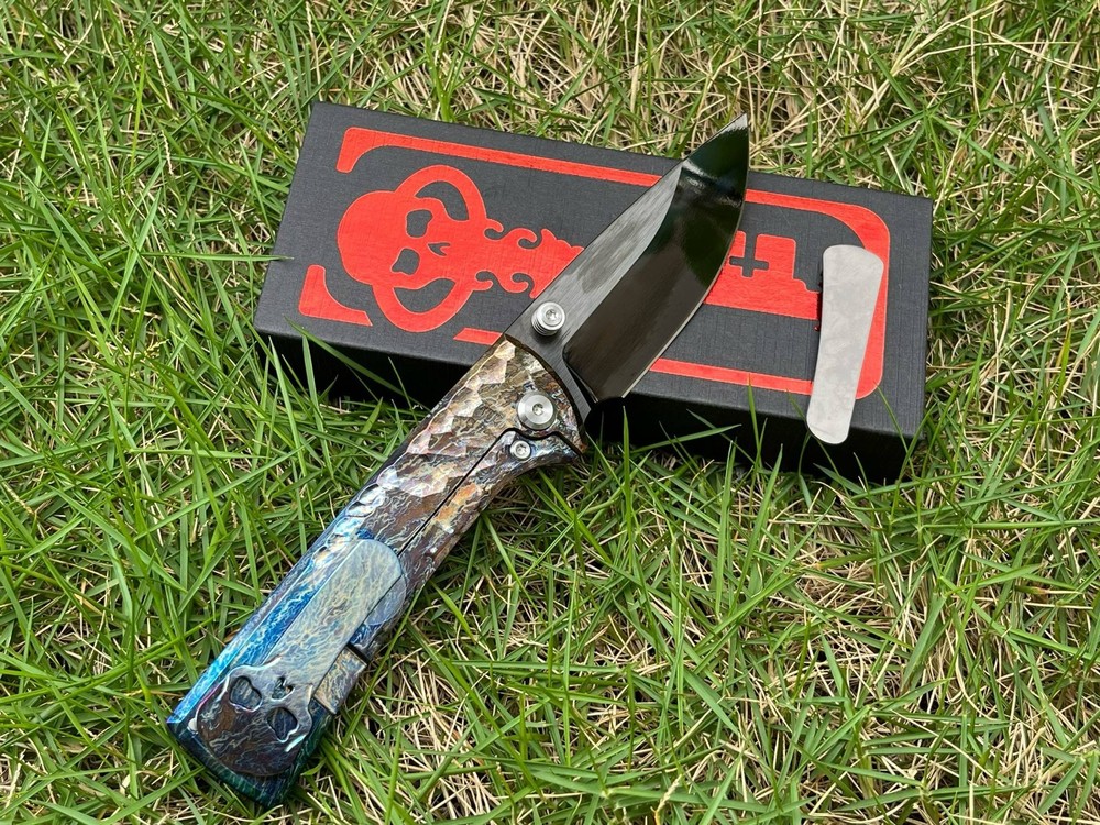 7'' New Folding Tools M390 Blade TC4 T4C Handle Camping Tools VTF95B