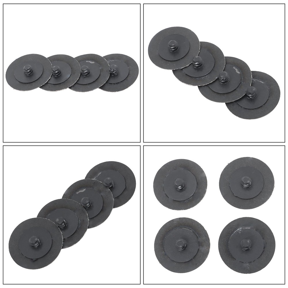 150 Pcs 2" 80 Grit Roll Lock Die Grinder Sanding Discs Medium Torque Sand Discs