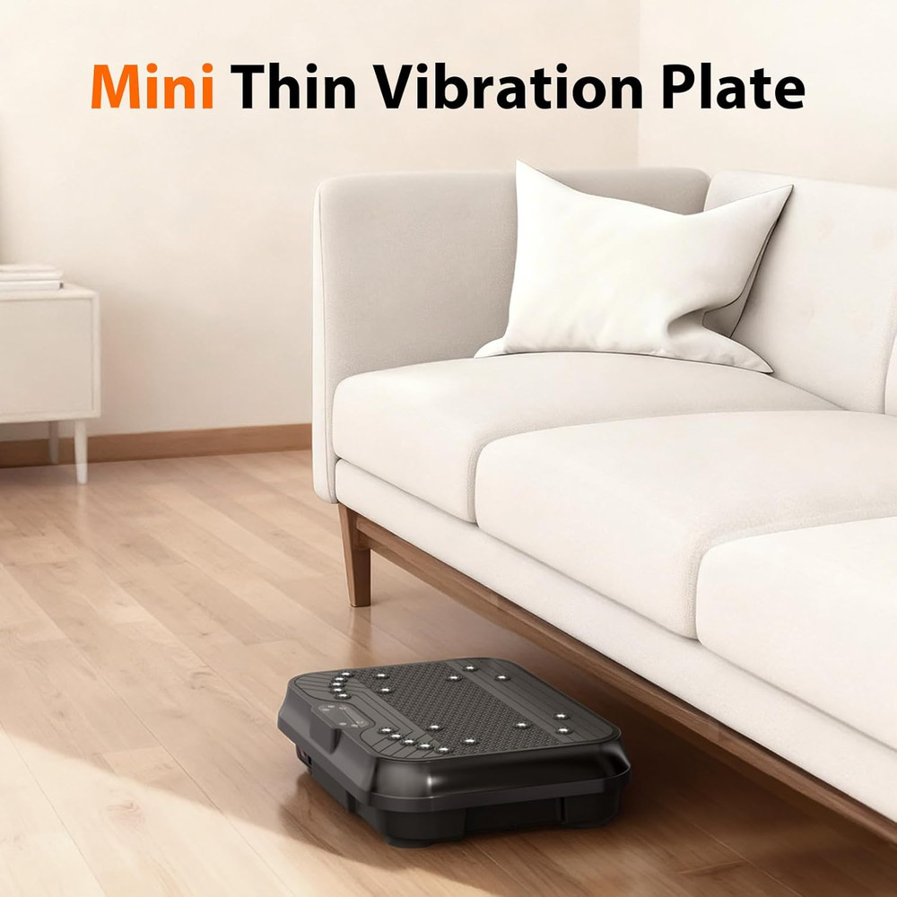 Vibration Plate Exercise Machine 400 Lbs Capacity with Resistance Bands