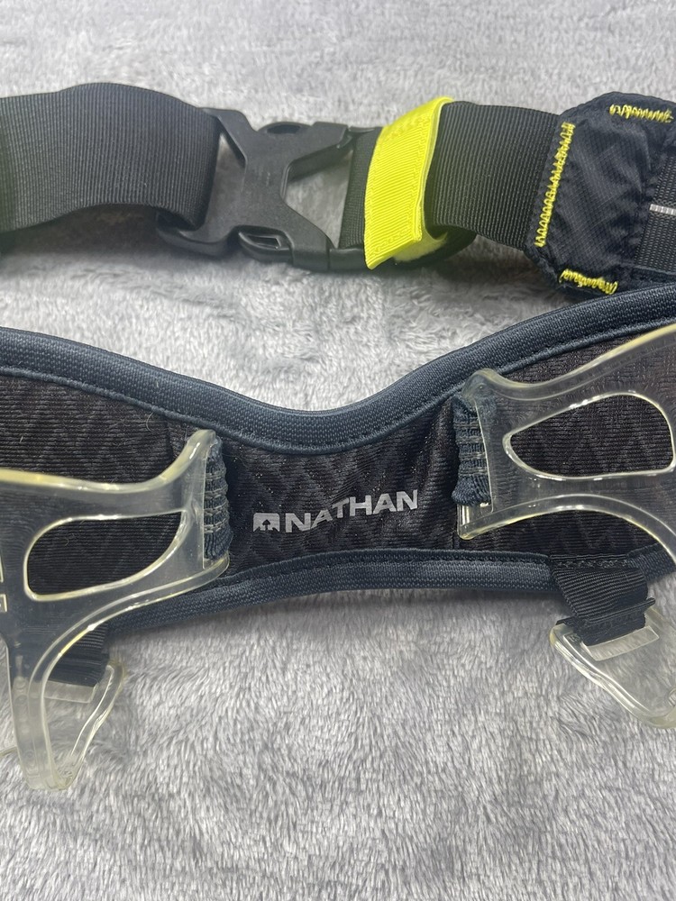 Nathan Hydration Belt Adjustable Gray No Bottles Preowned