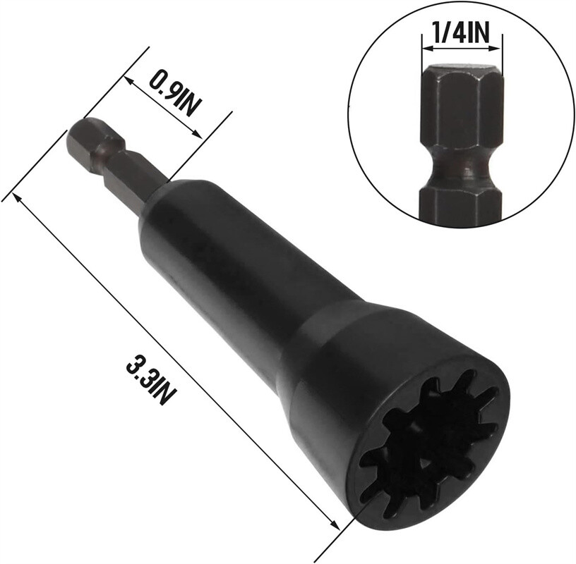 3X Wire Stripping&Twisting Tool Electrical Drill Wire Stripper Cable Nut Twister