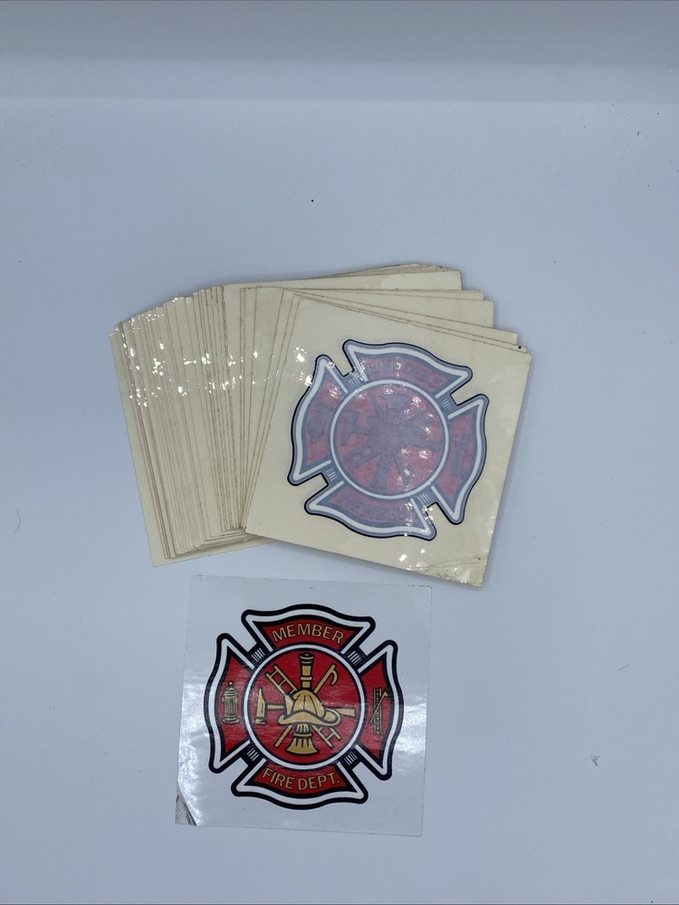 35 Fire Department Member Window Stickers